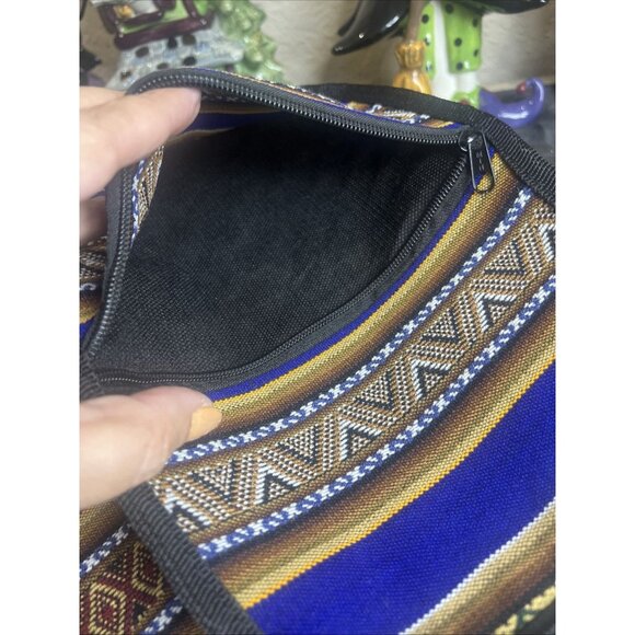 Bohemian Hippie Handcrafted Artisan Crossbody Bag Ethnic Tribal Multicolored - Picture 7 of 9